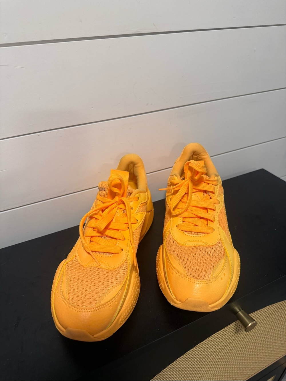 Women’s size 10 Puma Rs-X Summer squeeze orangy/Yellow/mustard Sneakers new